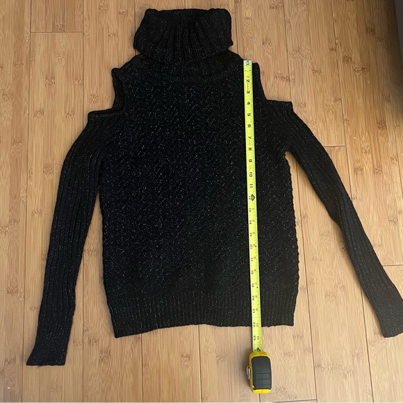 American Rag Cold Shoulder Textured Sweater - Picture 6 of 7